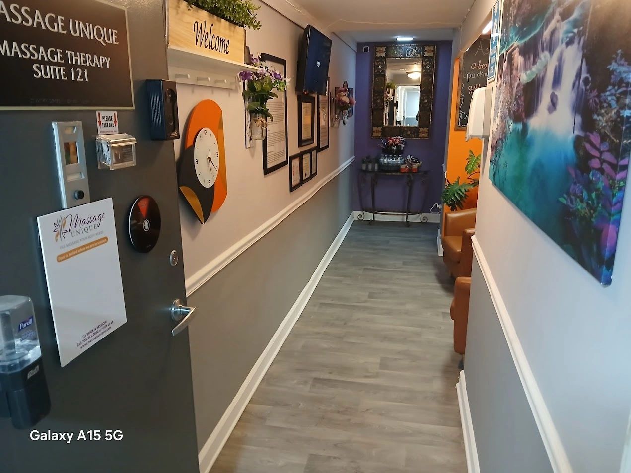 Massage Unique therapy studio interior